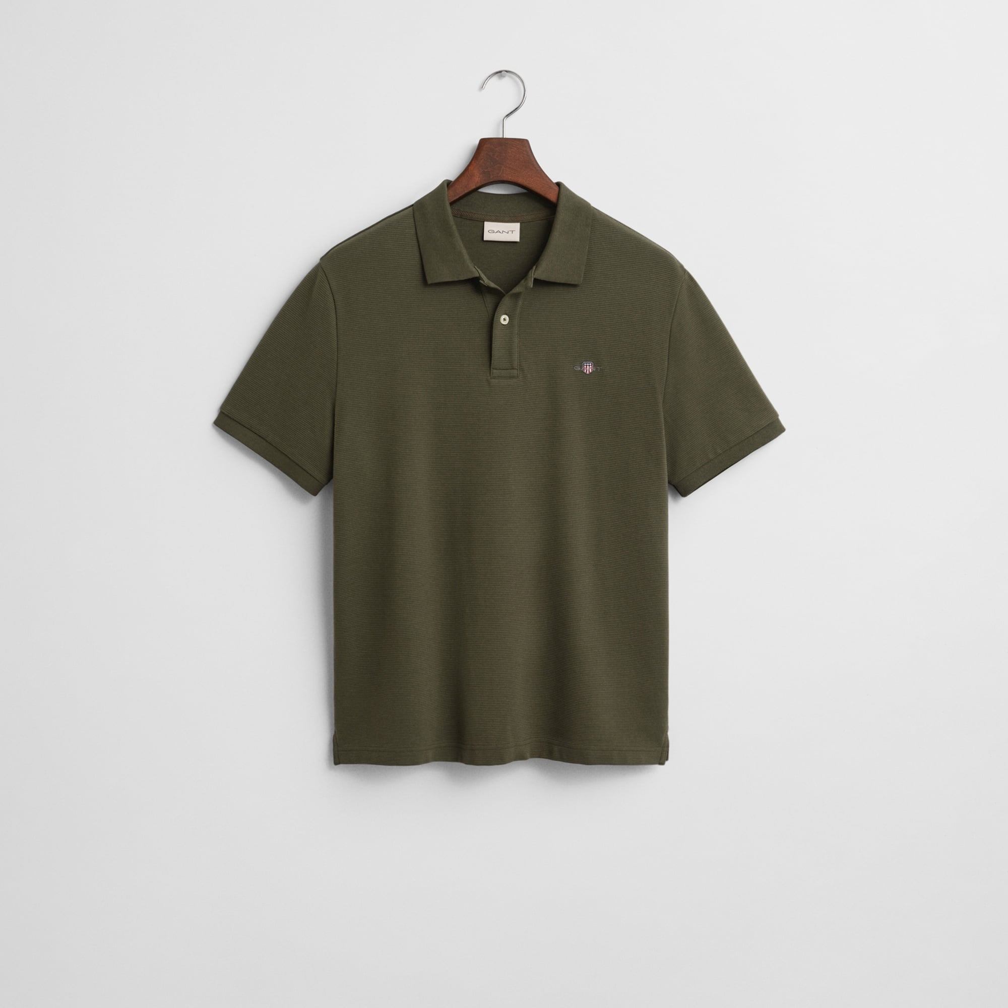 GANT Erkek Yeşil Regular Fit Polo