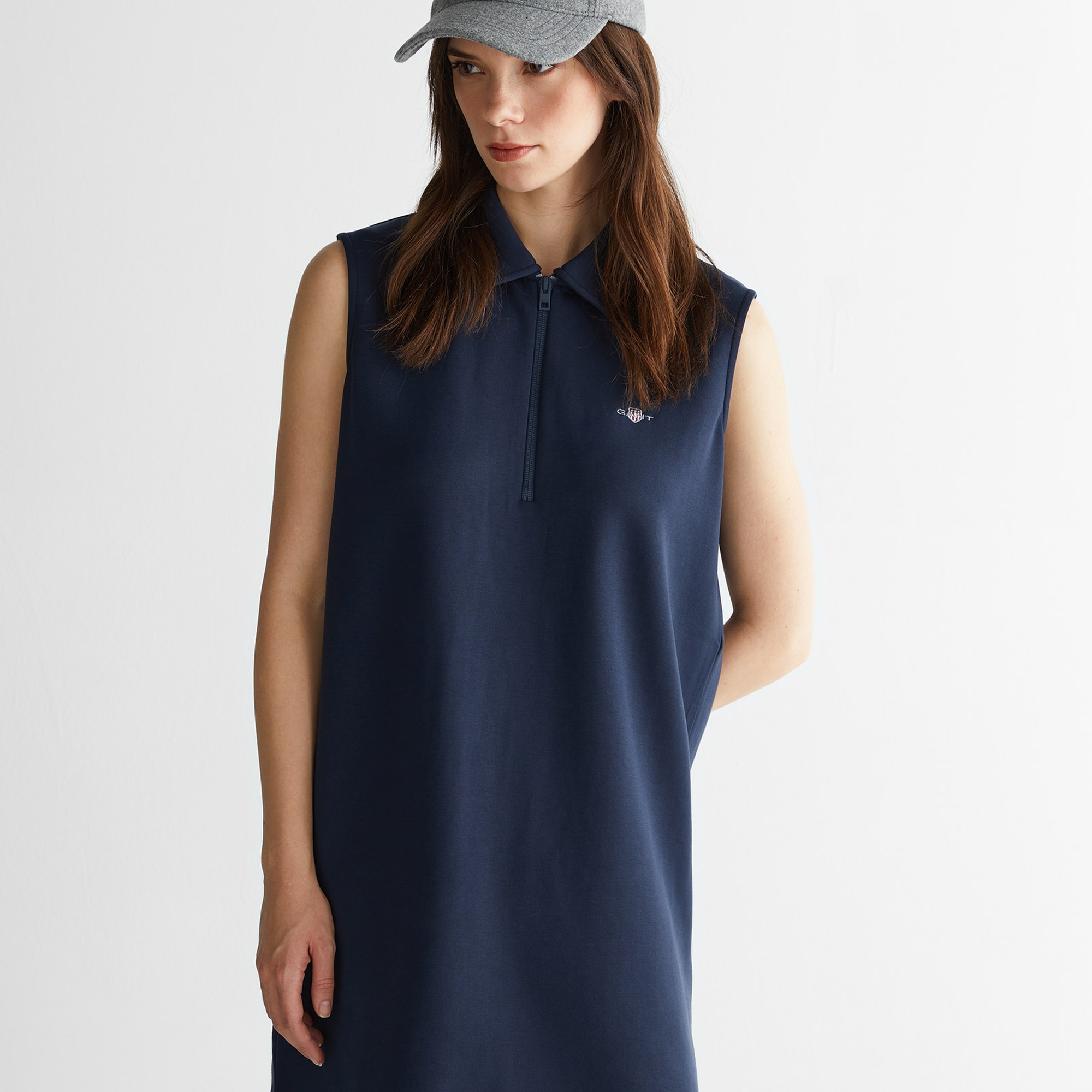 GANT Kadın Lacivert Logolu Elbise