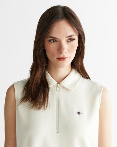  GANT Kadın Krem Logolu Elbise