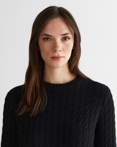  GANT Kadın Siyah Regular Fit Triko