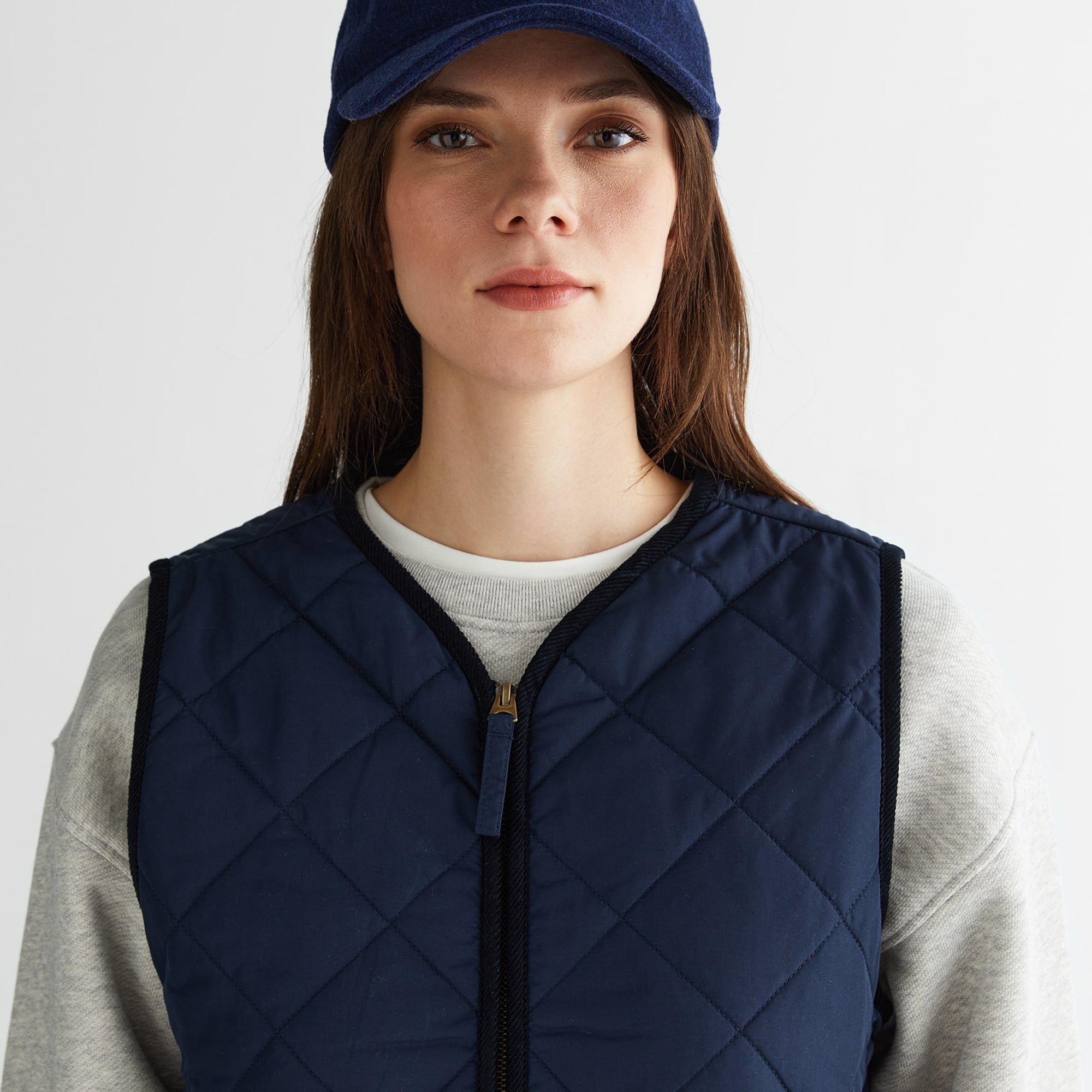 GANT Kadın Lacivert Relaxed Fit Mont