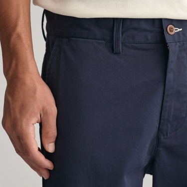  GANT Erkek Lacivert Regular Fit Chino Pantolon