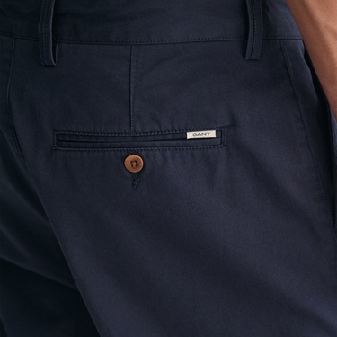  GANT Erkek Lacivert Regular Fit Chino Pantolon