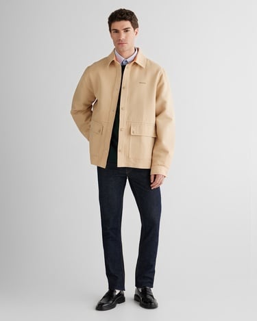  GANT Erkek Beyaz Regular Fit Düğmeli Yaka Oxford Gömlek