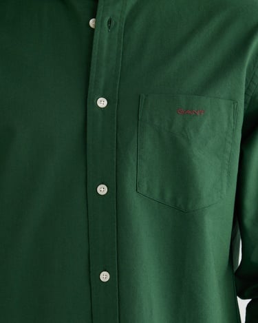  GANT Erkek Yeşil Regular Fit Oxford Gömlek