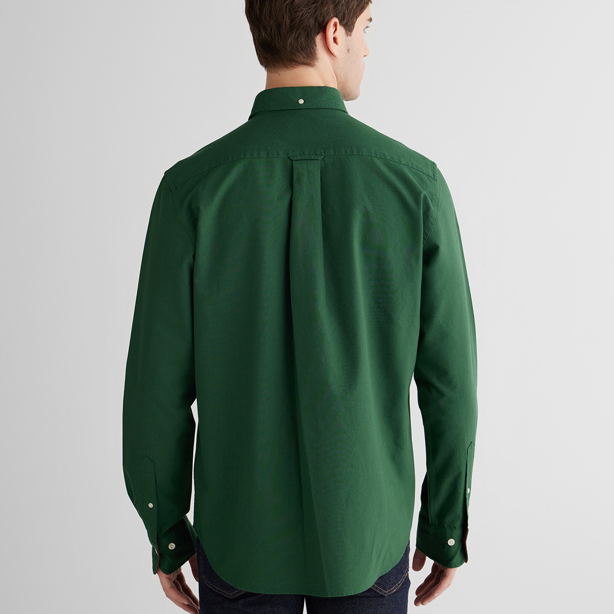 GANT Erkek Yeşil Regular Fit Oxford Gömlek