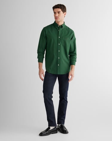  GANT Erkek Yeşil Regular Fit Oxford Gömlek