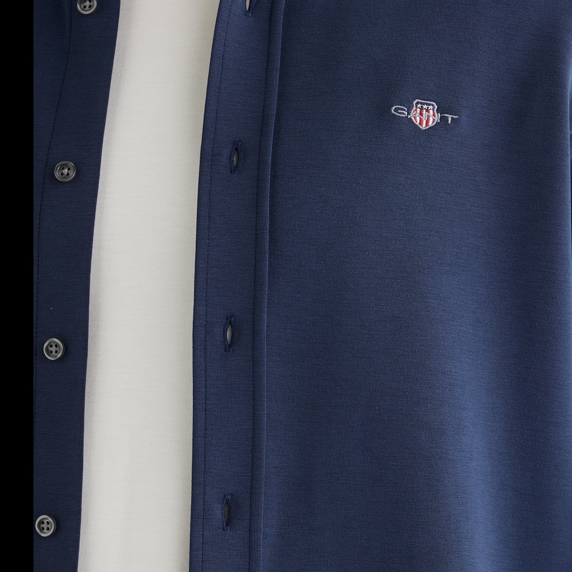 GANT Erkek Lacivert Standart Fit Gömlek