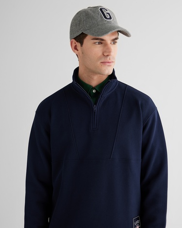  GANT Erkek Lacivert Relaxed Fit Kapüşonlu Sweatshirt