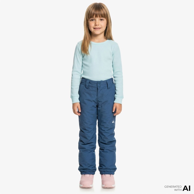  Quiksilver Estate Çocuk Mavi Kayak Pantolonu