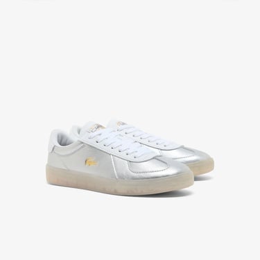  Lacoste Baseshot Pro Kadın Gri Sneaker