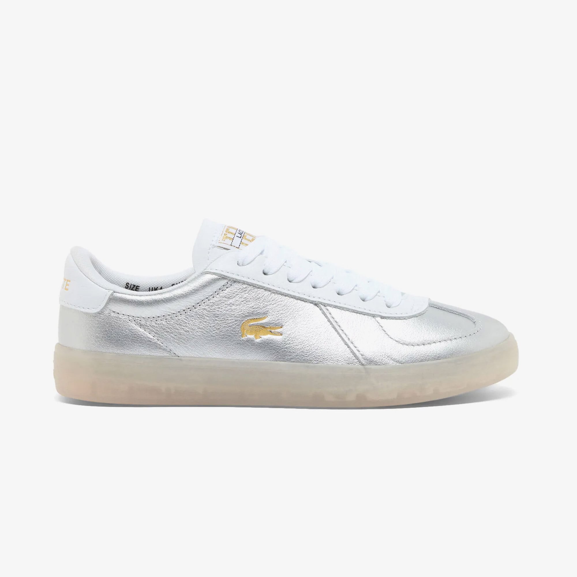  Lacoste Baseshot Pro Kadın Gri Sneaker