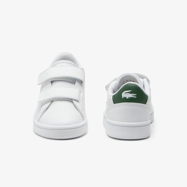  Lacoste Carnaby Set Çocuk Beyaz Cırt Cırtlı Sneaker