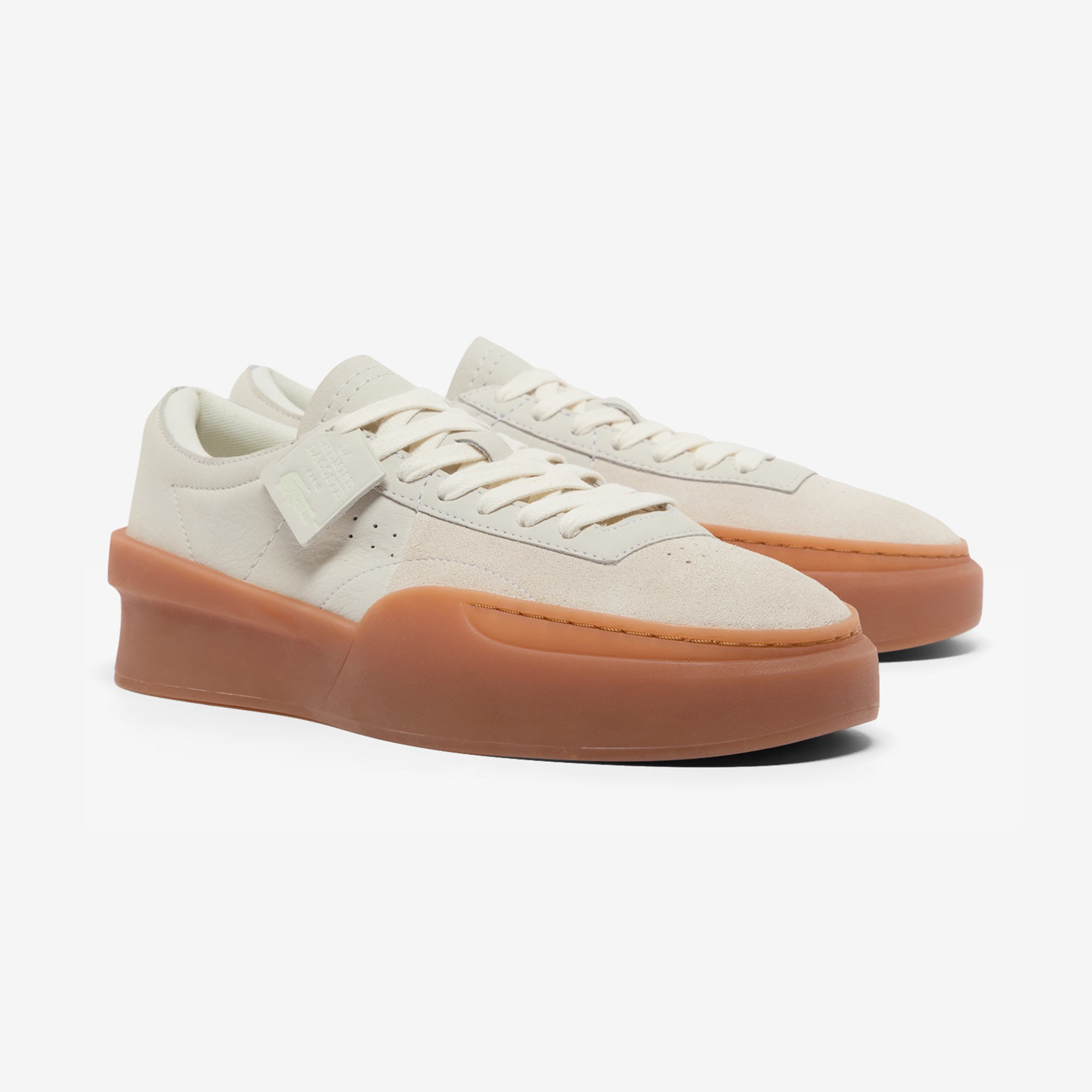 Lacoste Aura Club Erkek Krem Spor Ayakkabı