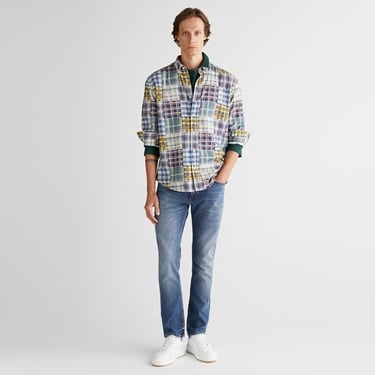  GANT Erkek Lacivert Relaxed Fit  Gömlek