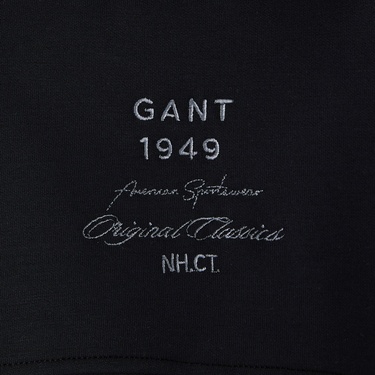  GANT Kadın Siyah Relaxed Fit Polo Yaka Polo