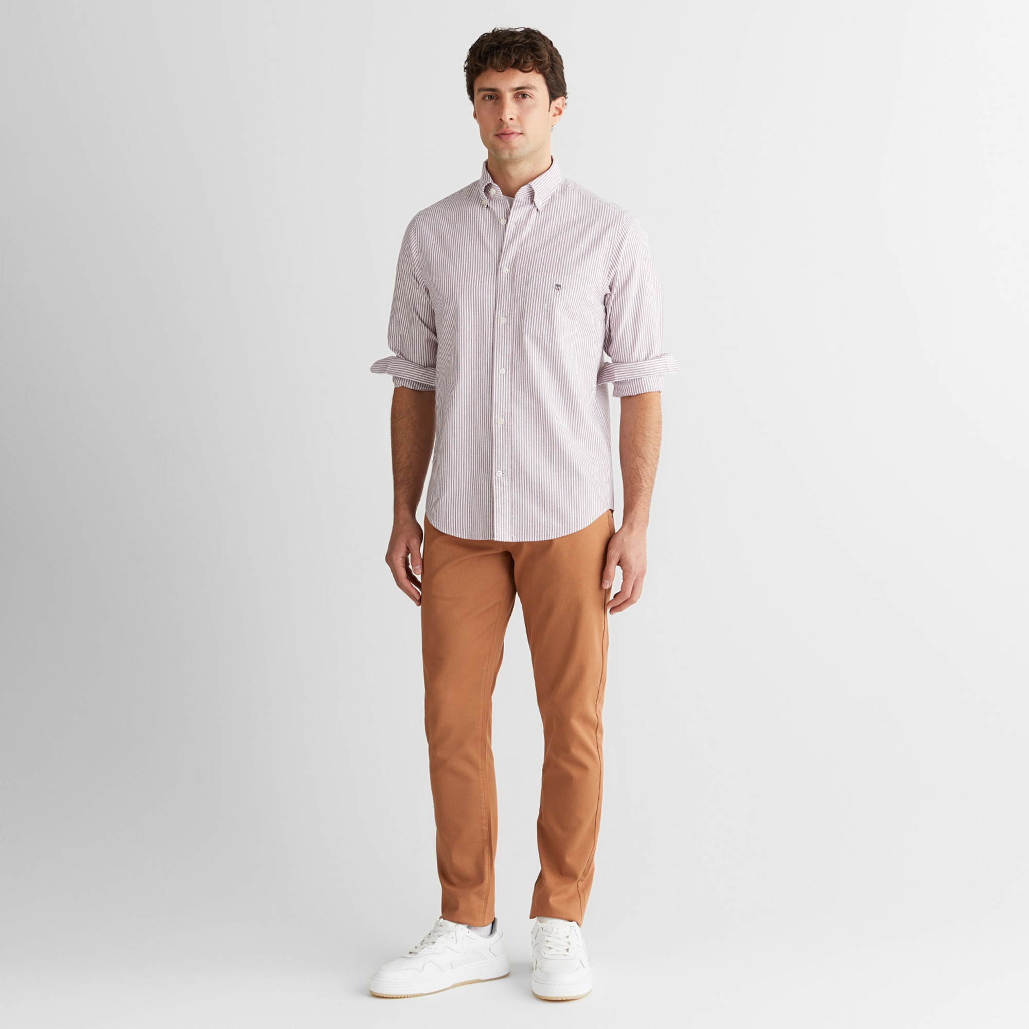 GANT Erkek Kahverengi Slim Fit  Pantolon