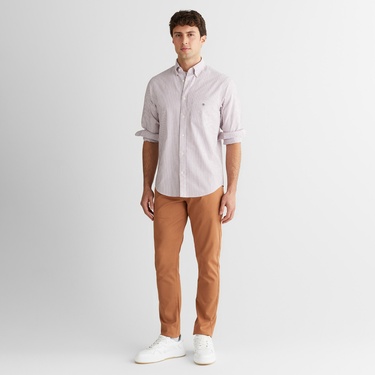  GANT Erkek Kahverengi Slim Fit  Pantolon