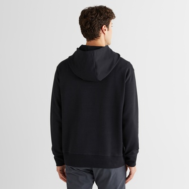  GANT Erkek Siyah Relaxed Fit Kapüşonlu Sweatshirt