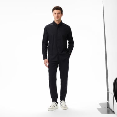  Nautica Erkek Siyah Slim Fit Gömlek