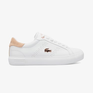  Lacoste Powercourt 2.0 Kadın Beyaz Sneaker