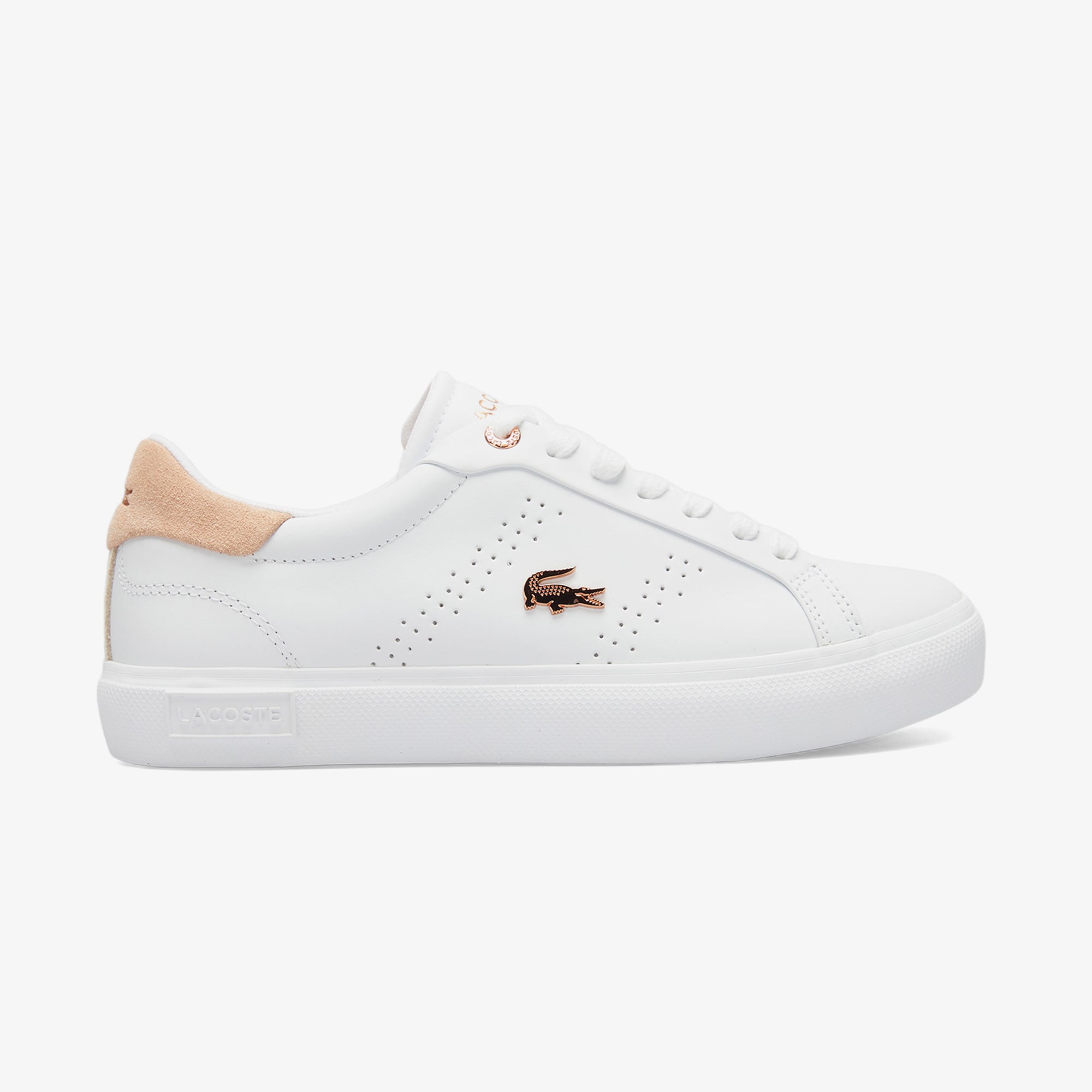  Lacoste Powercourt 2.0 Kadın Beyaz Sneaker
