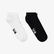 UNITED4 Unisex Beyaz - Siyah 2'li Soket Çorap