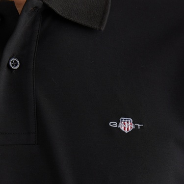  GANT Erkek Siyah Relaxed Fit Polo