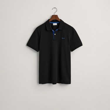  GANT Erkek Siyah Regular Fit Polo