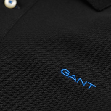  GANT Erkek Siyah Regular Fit Polo