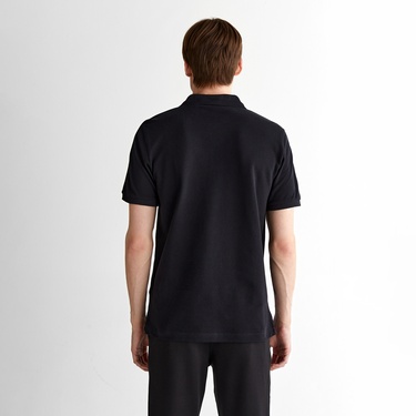  GANT Erkek Siyah Regular Fit Logolu Polo
