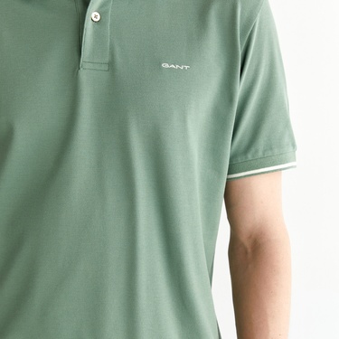  GANT Erkek Yeşil Regular Fit Polo