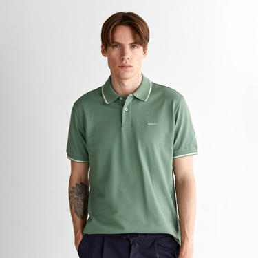  GANT Erkek Yeşil Regular Fit Polo