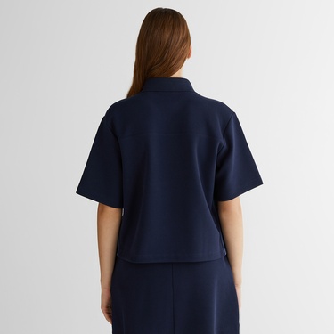  GANT Kadın Lacivert Logolu Polo