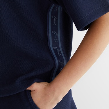  GANT Kadın Lacivert Logolu Polo