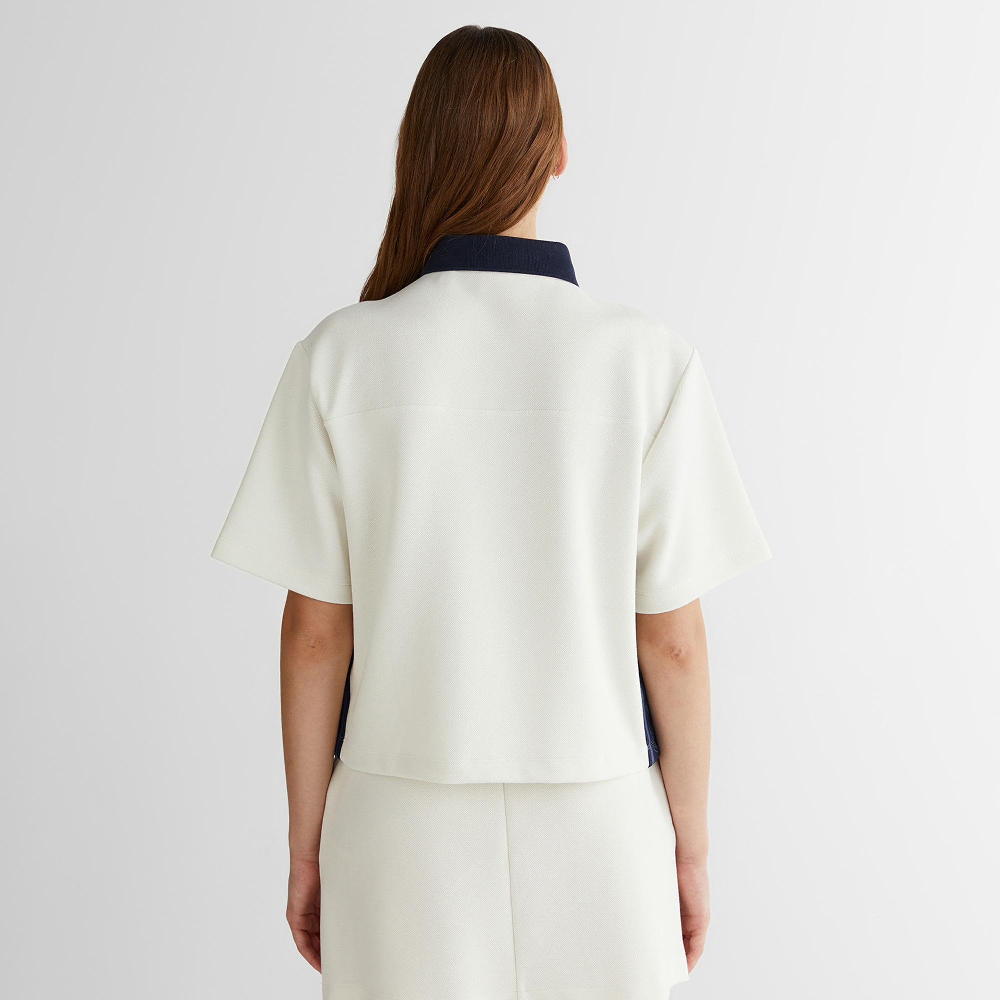 GANT Kadın Krem Logolu Polo