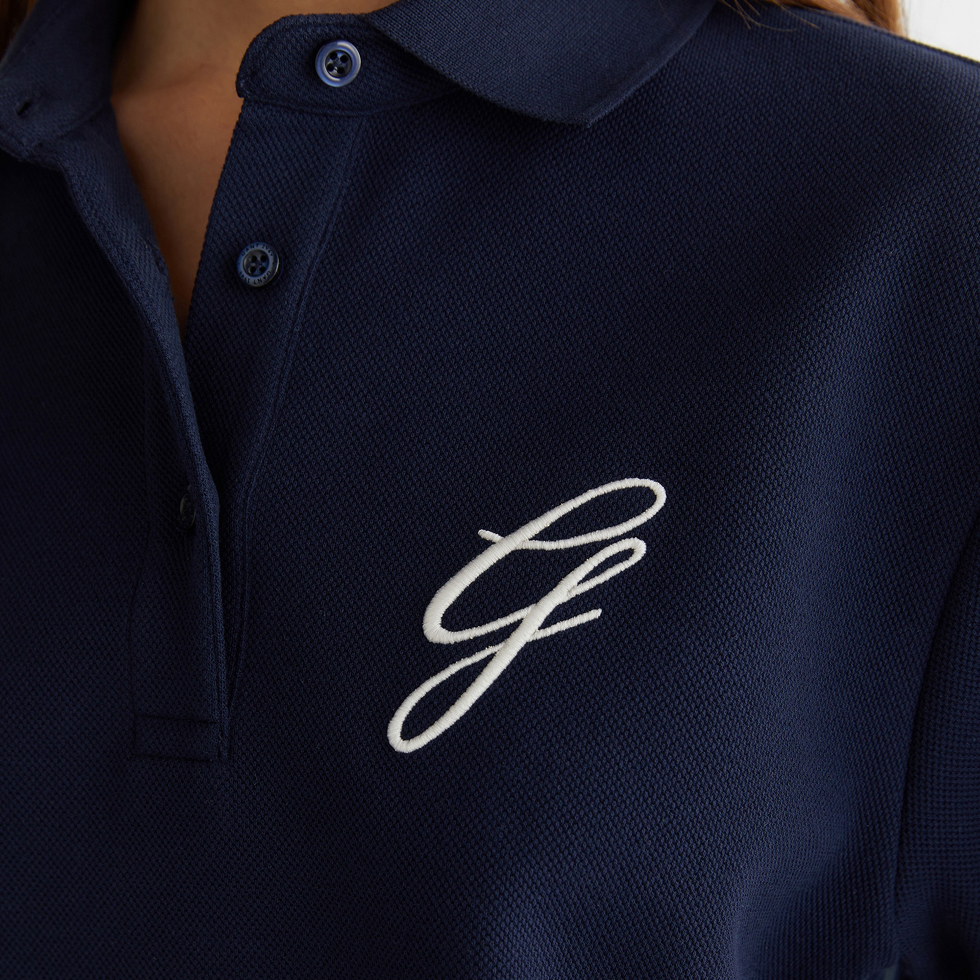 GANT Kadın Lacivert Logolu Polo