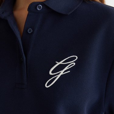  GANT Kadın Lacivert Logolu Polo