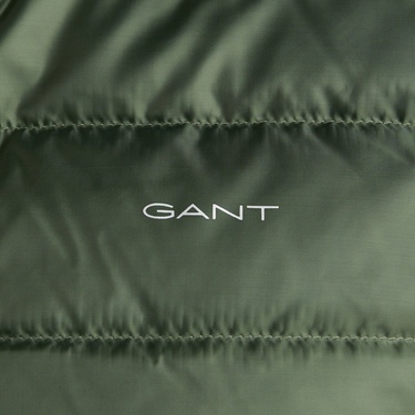  GANT Erkek Yeşil Regular Fit Dik Yaka Kaz Tüyü Yelek