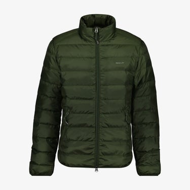  GANT Erkek Yeşil Regular Fit Dik Yaka Kaz Tüyü Mont