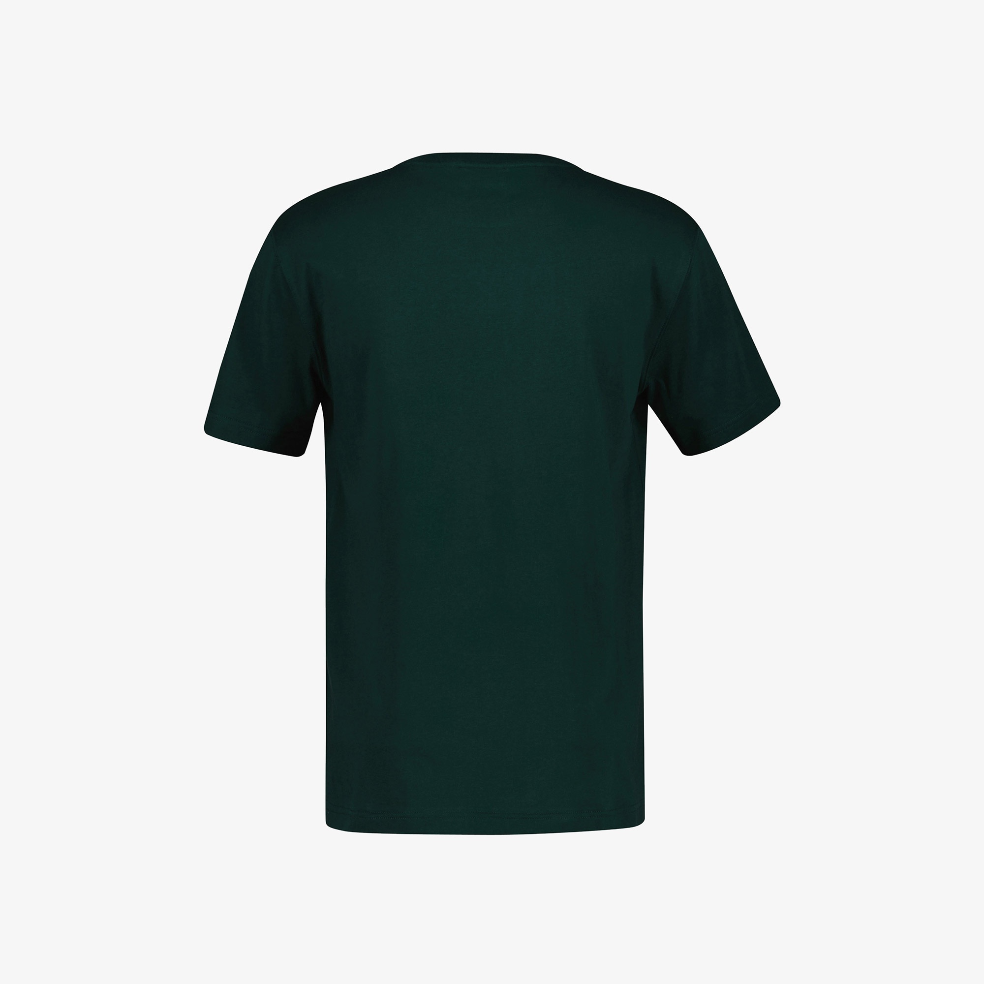 GANT Erkek Yeşil Regular Fit Bisiklet Yaka Logolu T-Shirt