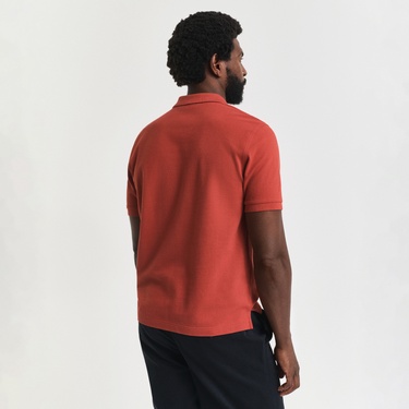  GANT Erkek Turuncu Regular Fit Polo