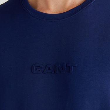  GANT Erkek Mavi Relaxed Fit T-Shirt