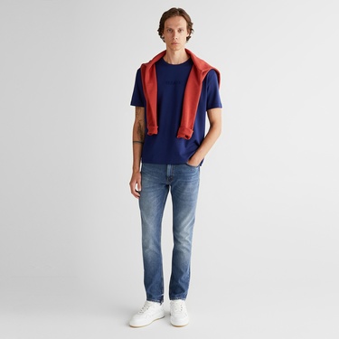  GANT Erkek Mavi Relaxed Fit T-Shirt