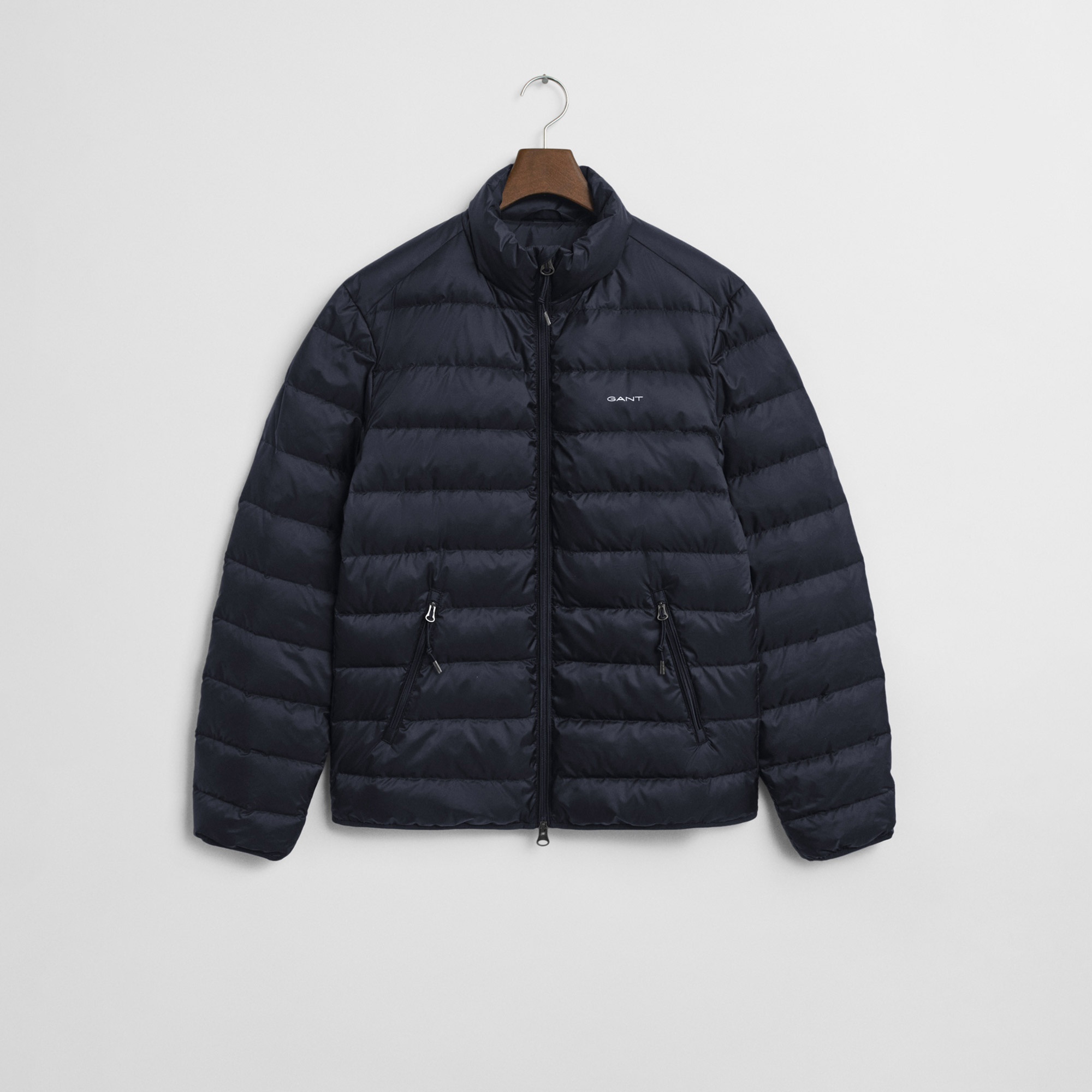 GANT Erkek Lacivert Regular Fit Dik Yaka Kaz Tüyü Mont