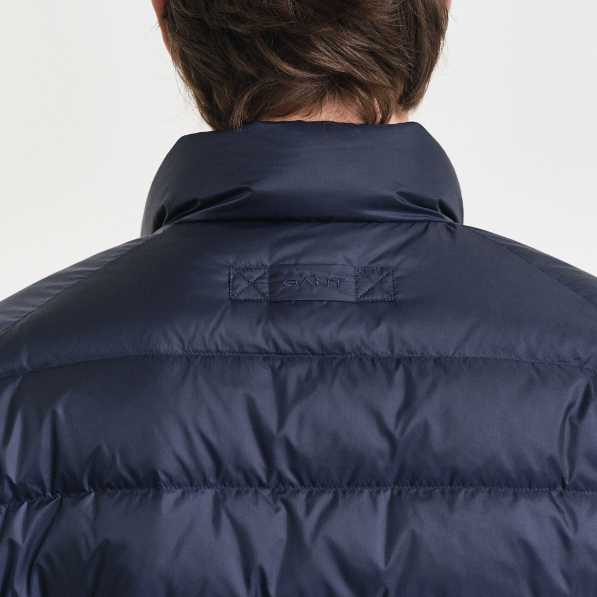 GANT Erkek Lacivert Regular Fit Dik Yaka Kaz Tüyü Mont