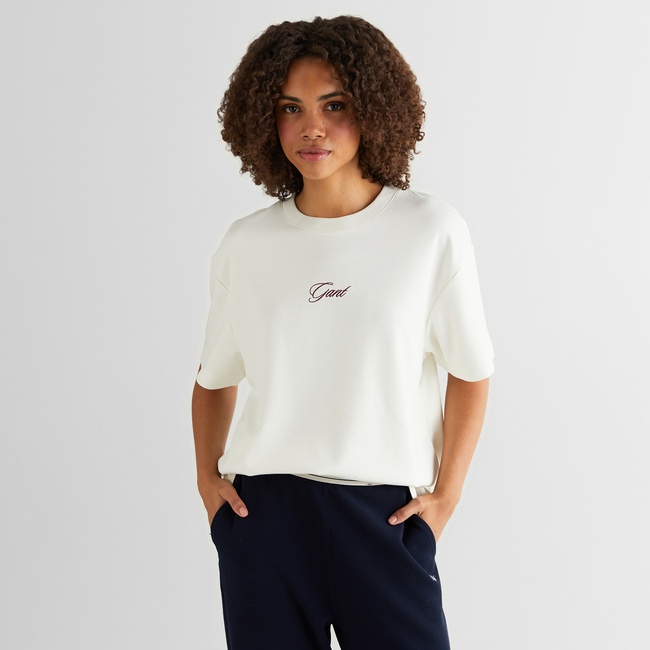  Gant logo c-neck t-shirt