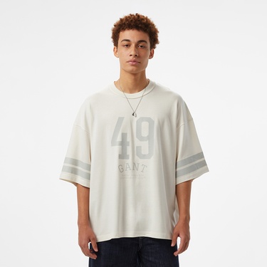  GANT Erkek Beyaz T-Shirt