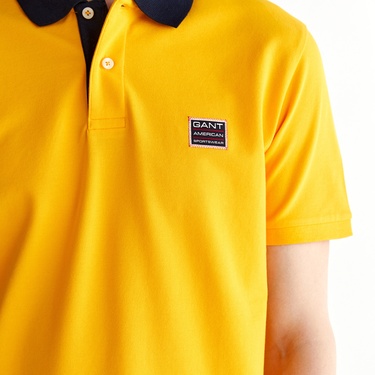  GANT Erkek Sarı Regular Fit Polo