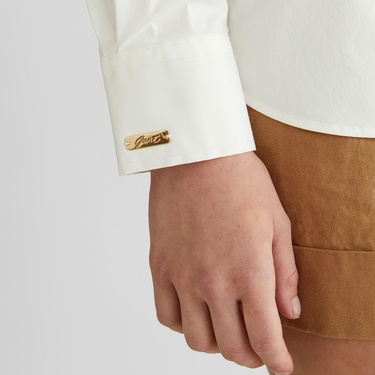  GANT Kadın Krem Klasik Yaka Gömlek